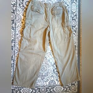 Vintage Calvin Klein Mens Cargo Pants 36 X 31 Tan Baggy Skater Gorpcore Y2K